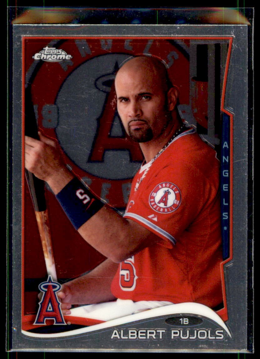 2014 Topps Chrome Albert Pujols #130 Los Angeles Angels