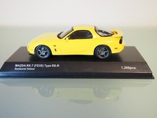 Kyosho 1/43 MAZDA RX7 FD3S RS R Yellow Limited 1200 Collectible Timepiece