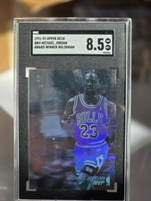 1991 Upper Deck International Michael Jordan Award Winner MVP Hologram SGC 8.5