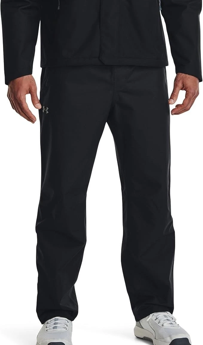 Under Armour Stormproof Lined Mens Rain Pants 1369255-001 Black Size XS