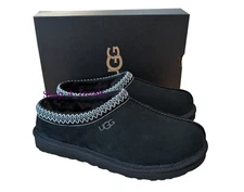 New in Box Men's 100% Genuine UGG Tasman II Casual Slippers Shoes Black Unisex