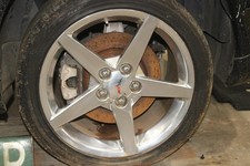 05-07 C6 Vette Wheel 19x10 Rear Five 5 Spoke Alloy Factory Oem Rim Wty Oe Qg7 Oe 05-07 C6 Vette Wheel 19x10 Rear Five 5 Spoke Alloy Factory Oem Rim Wty Oe Qg7 Oe