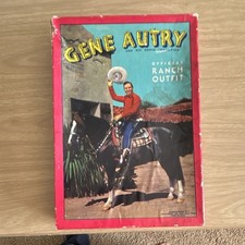 Gene Autry Official Ranch Outfit Vintage Cowboy Western Toy Box