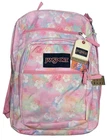 JanSport Big Student Backpack Neon Daisy Floral Print – New with Tags NWT