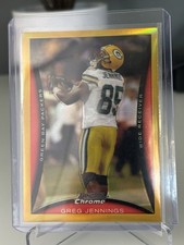 2008 Bowman Chrome Greg Jennings Gold Refractor /50, Low Numbered,🔥