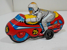RACING MOTORCYCLE- FRICTION- WORKS -TIN--MADE IN JAPAN-