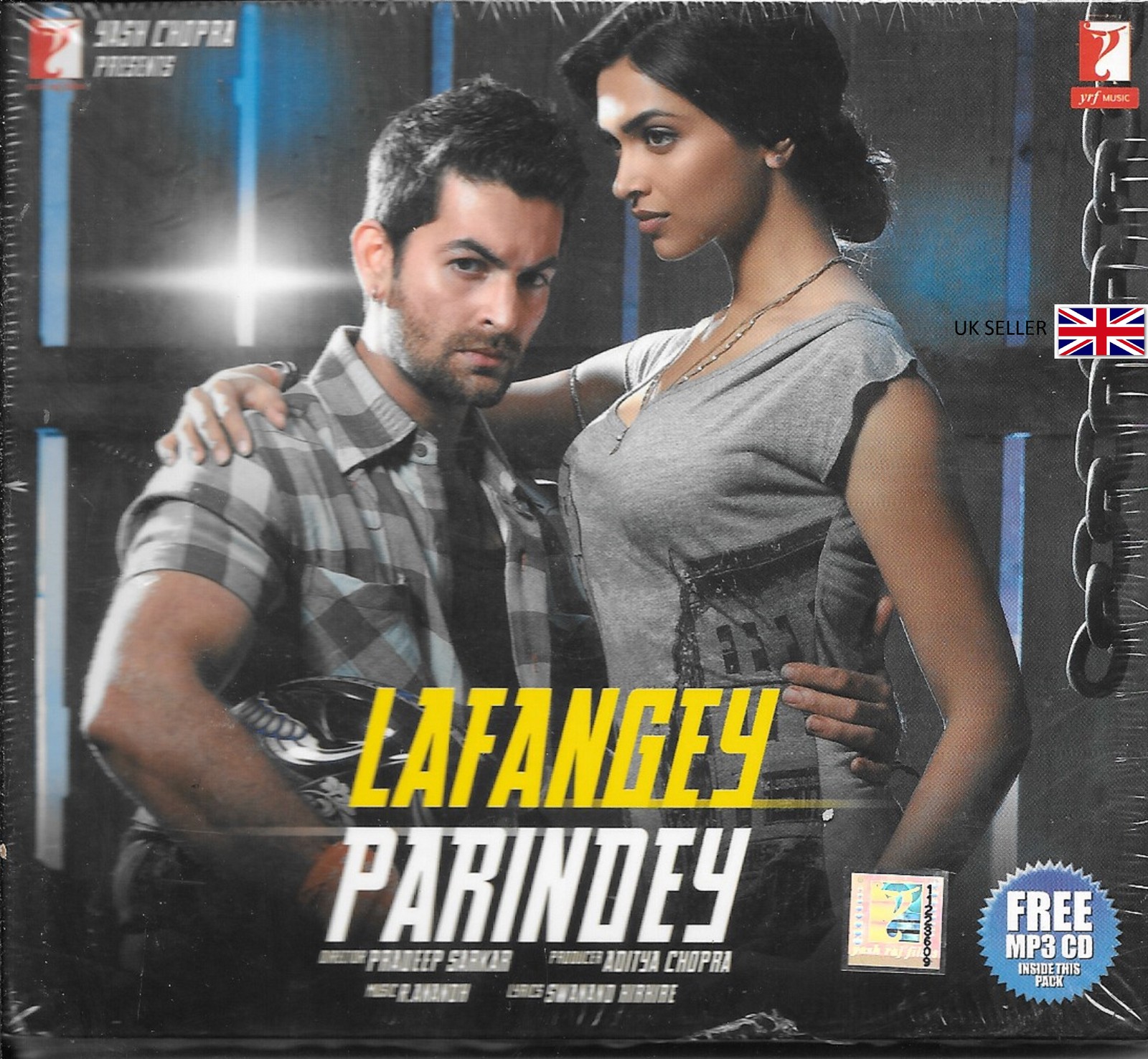 LAFANGEY PARINDEY - NEW BOLLYWOOD SOUNDTRACK CD - FREE UK POST