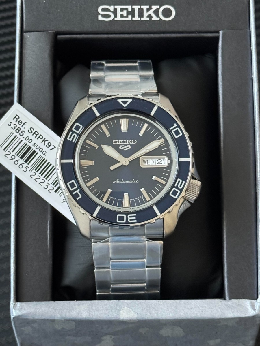 SEIKO 5 Sports Blue SNZH series Japan SRPK97-MINT | eBay