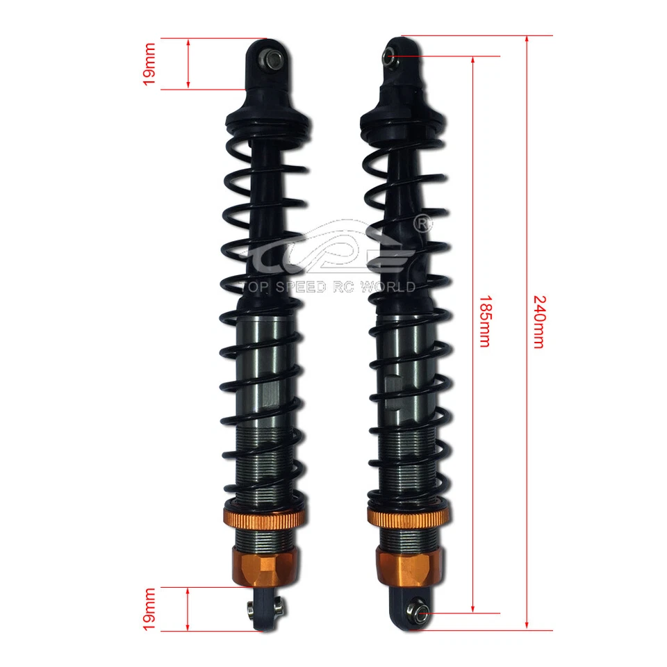 6MM Front and Rear Shock Absorber For 1/5 HPI RV KM BAJA 5B 5T 5SC Parts - Image 4 of 4