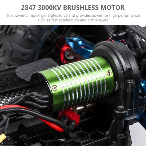 1/10 2.4G 4WD RC Car 70KM/H Brushless High Speed Off-Road Vehicle 3xBattery RTR - Picture 12 of 12