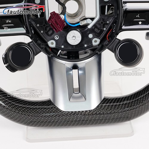 Carbon Fiber Steering Wheel Fit 21+ Mercedes-Benz AMG E S Class with OLED Button - Picture 9 of 9