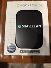 Rocket Book Fusion, Reusable Notebook/Planner, Black, New