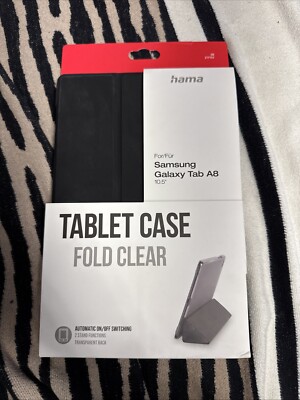 Hama Ta­blet-Hül­le 217151 Fold Clear schwarz für Samsung Galaxy Tab A8 #KT2501M