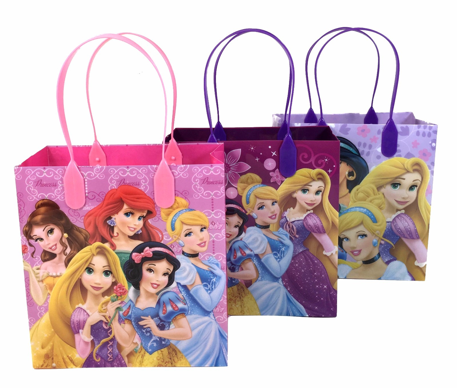 12pc Disney Princess Goodies bag Favor Birthday Party Loot Gift Bags eBay