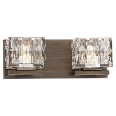 Good Lumens 70002 75-Watt Equivalent Metallic Bronze Integrated LED Bath Light