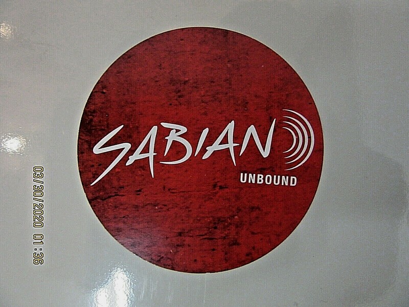 SABIAN CYMBALS DECAL CASE RACK BUMPER STICKER DRUM DRUMMER NICE NEW VERY RARE