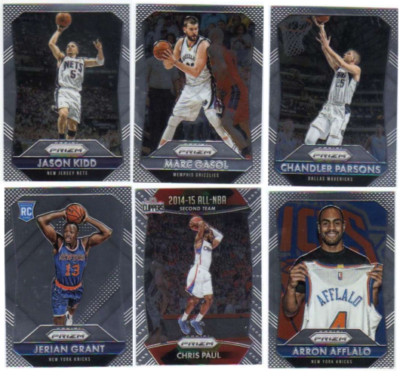 2015-16 Panini Prizm Basketball - Base Set & SP Cards - Choose Card #'s 1-400