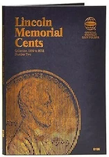 Whitman Coin Folder 8196 Lincoln Memorial Cents #2 PENNY 1999 - 2008 Album Book