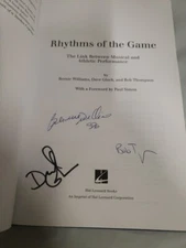 3x SIGNED Rhythms of the Game - BERNIE WILLIAMS,  DAVE GLUCK, & BOB THOMPSON -