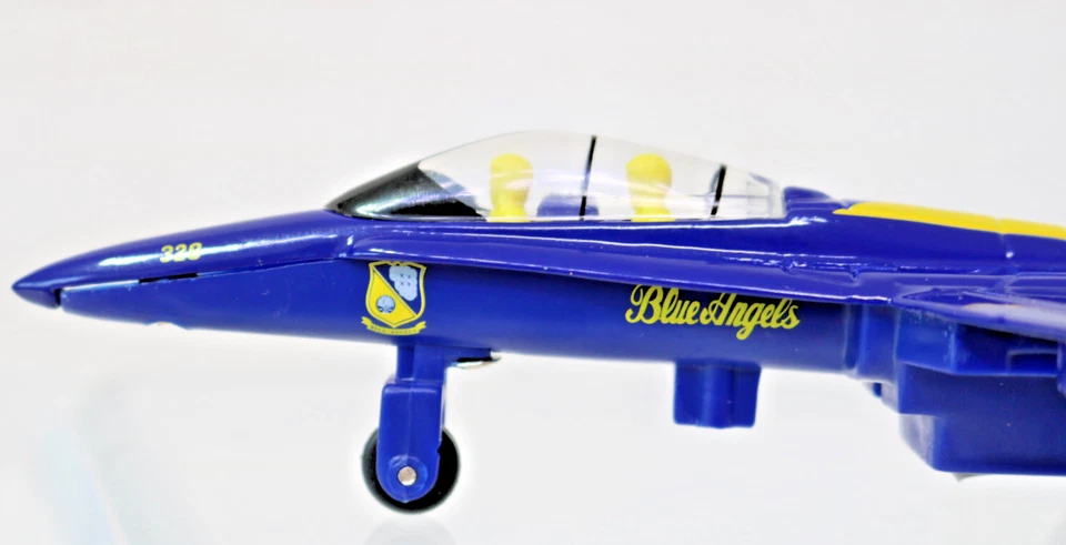US Navy Blue Angel Die Cast PullBack Power 6.5"X5" #4 F/A-18 Daron 5529 - Image 4 of 4
