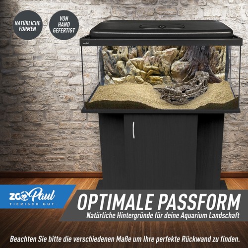 🦎 Terrarium Rückwand 3D 60x30cm Aquarium Hintergrund Amazona Stein Struktur NEU - Bild 14 von 52