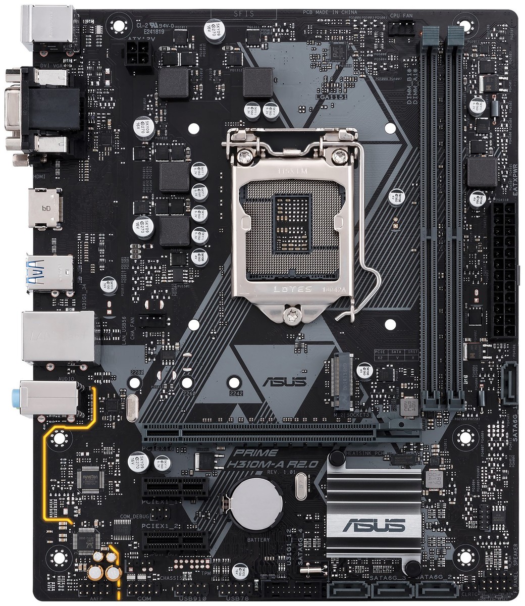 FOR ASUS Prime H310M-A R2.0 Motherboard Supports DDR4 32GB 1151PIN