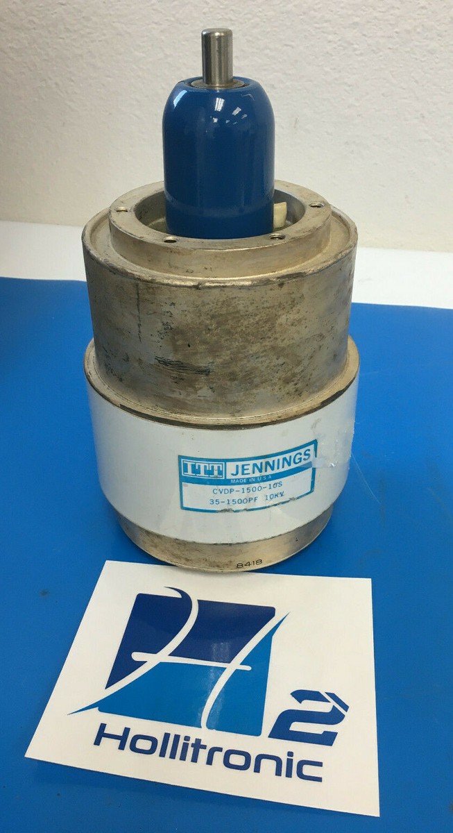 Vintage ITT JENNINGS Vacuum Variable Capacitor CVDD-1500-10s Vintage ITT JENNINGS Vacuum Variable Capacitor CVDD-1500-10s