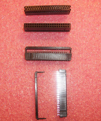 QTY (10) 40 POSITION IDC NOVO RIBBON CABLE RECEPTACLES 2.54mm 499997-9 AMP