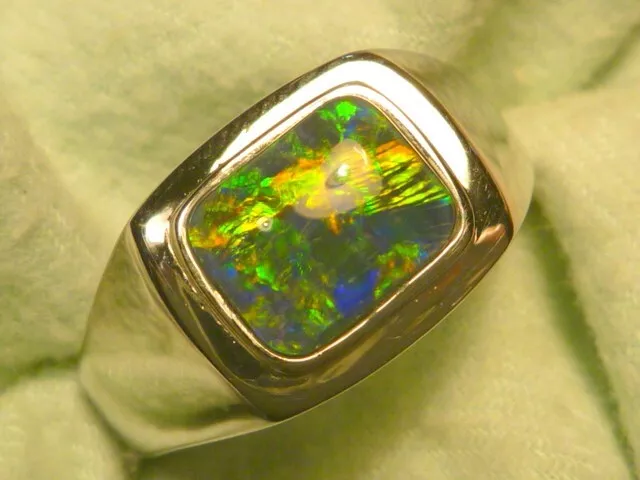 Mens opal rings best sale ebay