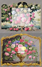 So Beautiful Floral Needlepoint Canvas Aubusson Tapestry Design