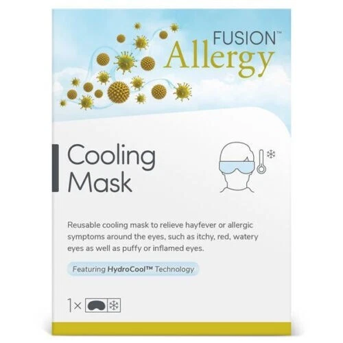 Fusion Allergy Cooling Mask Relieve Hay Fever, Itchy, Red, Watery, and Puffy Eye
