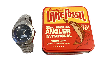 Lake FOSSIL 32nd Annual Angler Invitational Watch in Tin P-5098 Japan