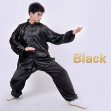 Chinese Style Traditional Tai Chi Uniform Kung Fu Suit Long Seleeve Jacket Pants