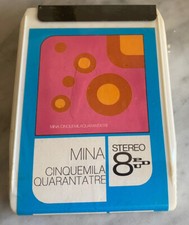 MC MINA "CINQUEMILAQUARANTATRE" SIGILLATA MUSICASSETTA STEREO 8 PDU ITALY 1972