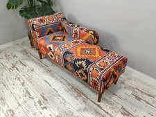 Chaise longue imbottita, divano soggiorno, sedia azteca, sedia a sdraio,