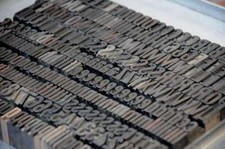 Rare letterpress wood printing blocks 283pcs 0.71" wooden characters woodtype  .