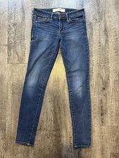 ABERCROMBIE  FITCH Jeans Women  s Size 0S Blue The A F Super Skinny Denim