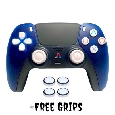 Custom Ocean Blue PS5 Controller x Sony PlayStation 5 DualSense Custom Retro