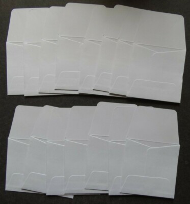 (15) Guardhouse 2x2 Archival Paper Coin Envelope White PH Neutral& Sulfur Free