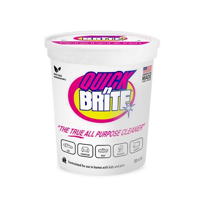 Quick 'n Brite All Purpose Cleaning Paste   Miracle Cleaner for Tough Stains,...