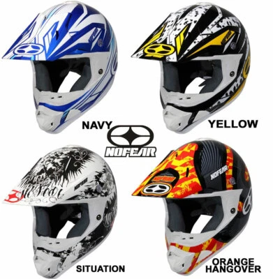 CASQUE MX NO FEAR HELMET PRIME EVO  ....MOTOCROSS/ENDURO//SX NOFEAR  - Photo 1/4