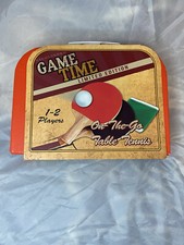 Table Tennis Family Fun Play Game On-the-Go Carrying Case Paddle Ball Net New