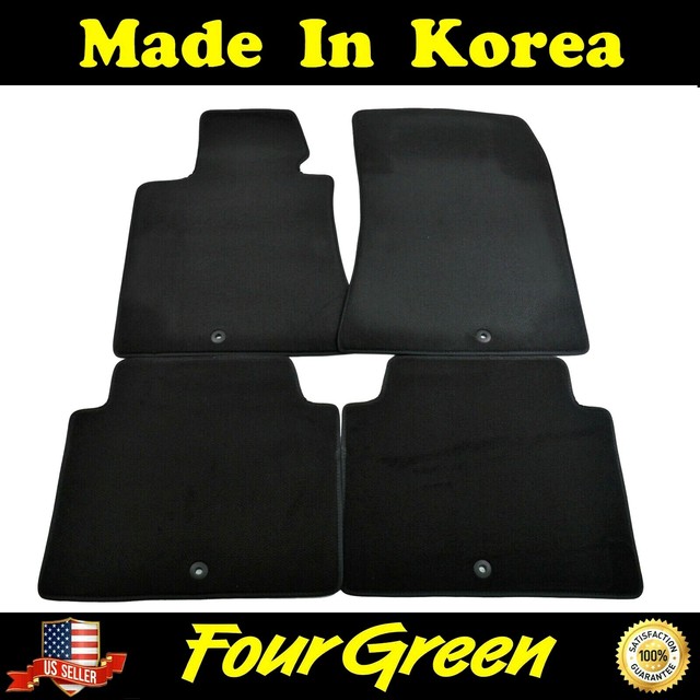 Black Carpet Floor Mats Set for Hyundai 20092014 Genesis Sedan ⭐⭐⭐⭐⭐