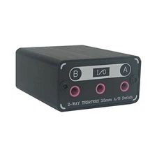 in-line 3.5mm Audio Switch Box A/B Selector Switcher for  1/8" Microphone TRRS