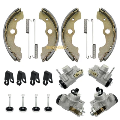 Front Brake Wheel Cylinders & Shoes for Honda TRX350 TRX350D 1986 1987 1988 1989 - Image 1 of 4