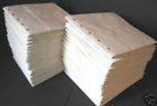 100 bks 6X6 SEWN WHITE paper bag scrapbook album