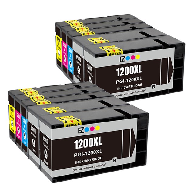 10pk Pgi-1200xl 1200 XL Black & Color Ink Cartridges for Canon MAXIFY Mb2020 for sale online | eBay