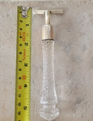 Vintage Waterford Cut Crystal Glass Razor Antique