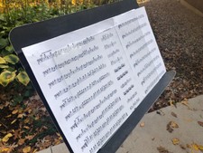 Acrylic Sheet for Music Stand Wind Clip