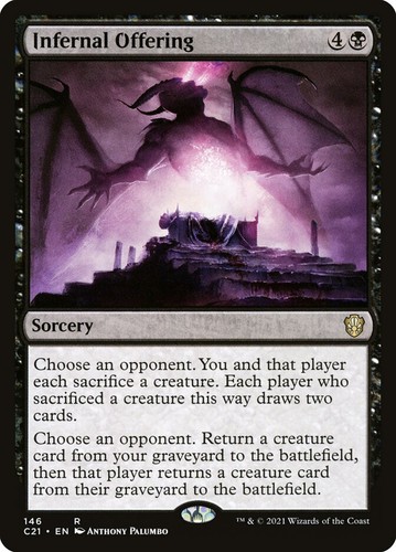 MTG Infernal Contract (Contrato infernal) VERY RARE SPANISH MP